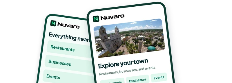 Illustrative presentation of Nuvaro on generic devices.